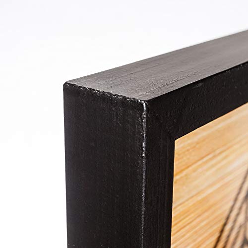 Brown Wooden Picture Frames 16x20 - Natural Rustic Solid Wood Thick Borders, Wall Mounting Poster Photo Frames