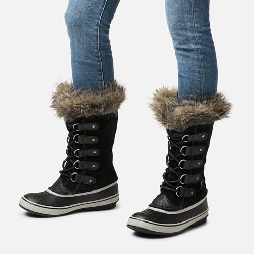 Sorel Women's Snow Boots, Black Black X Quarry, 12