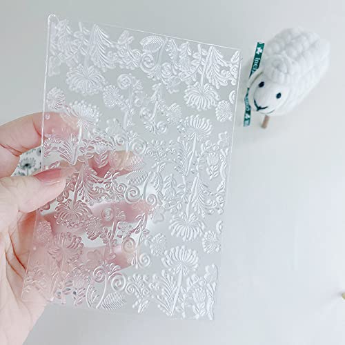 Chrysanthemum Background Flowers Bloom Dandelion Backdrop Clear Stamps Transparent Silicone Stamp Album Cards Rubber Stamp for Card Making Decoration and DIY Scrapbooking