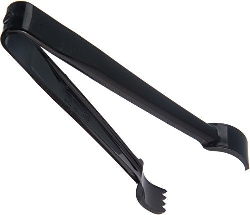 Carlisle FoodService Products CFS Carly Salad Tong, 9" Salad Tong, Black, 1 Pack