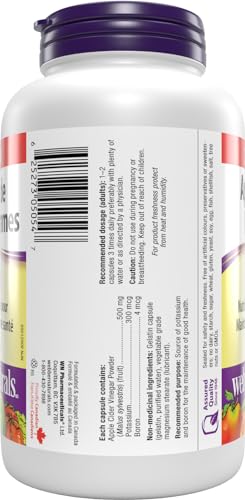 Webber Naturals Apple Cider Vinegar 500 mg, 240 Capsules