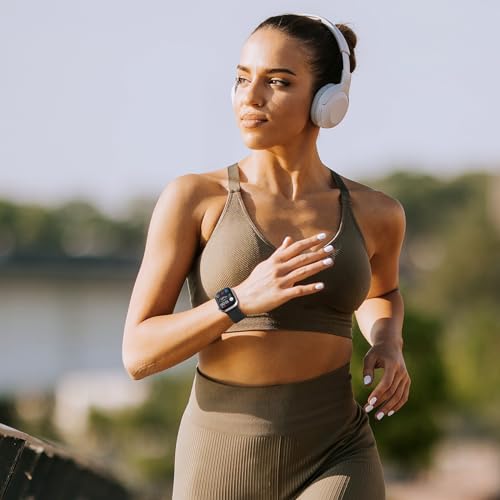 Witzon Magnetic Band Compatible with Apple Watch 40mm 41mm 38mm 42mm 46mm 45mm 44mm Bands for Women Men, Sport Silicone Strap Strong Magnet Link Wristband for iWatch Series 10 9 8 7 6 5 4 3 SE Ultra 2