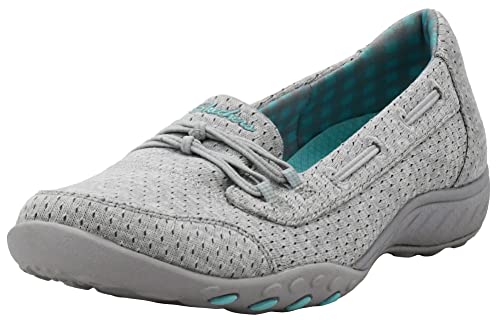 Skechers Women's Breathe-Easy-Good Influence Sneaker, NVY, 8 M US