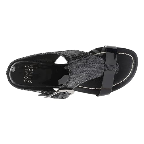Donald Pliner Women's Casual Low Wedge Sandal, Saddle, 10