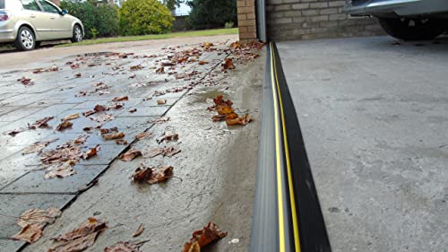 ¾” High Garage Door Threshold Seal Kit 8'3" Length | Flexible PVC | Complete Kit Includes 1 Adhesive | GaraDry