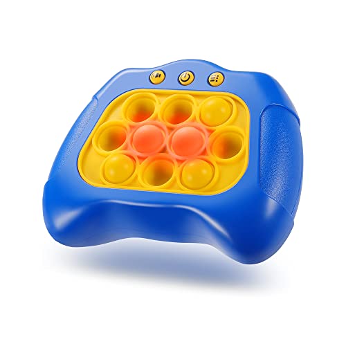 SIENBOR Quick Push Game Console ,4 Modes Games, A Toy Game Machine That Exercises Reaction Ability and Improves Concentration |Teens Boys & Girls Ages 3-12 Years Old & Up (Blue)