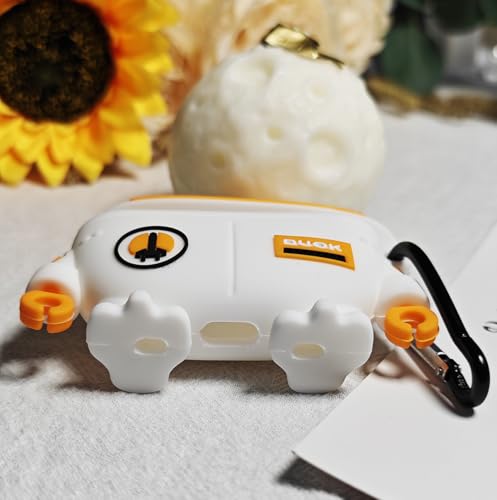 Compatible with Airpods Pro 2nd Generation Case 2022, Cute AirPods Pro 2 Case Cartoon, Kawaii Soft Silicone Protective Cover for Apple New Airpods Pro2 for Men Women (Astronaut Duck)