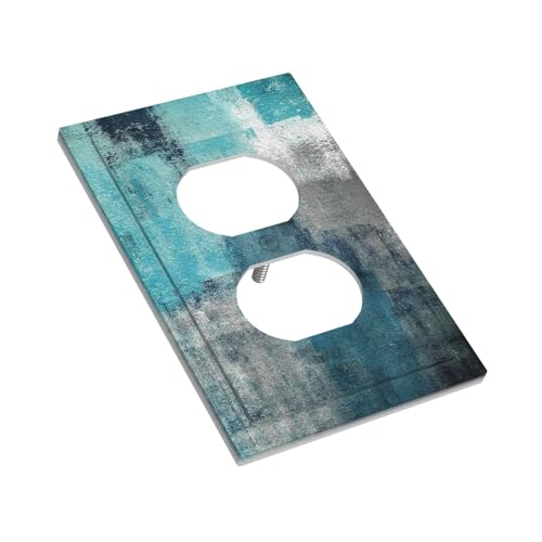 Outlet Cover 1 Gang Wood Mist Forest Deer Light Switch Cover Single Duplex Wall Plate Covers Switchplate Covers Electrical Faceplate For Country Bedroom Decor