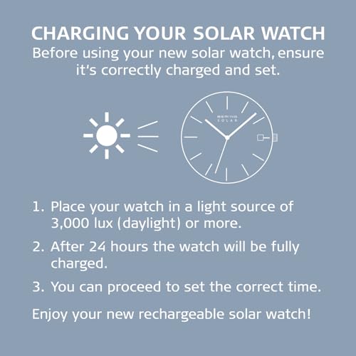BERING Women's Watch Solar Movement - Solar Collection with Stainless Steel and Sapphire Crystal 14631-XXX Bracelet Watches, Black, 31, Bracelet