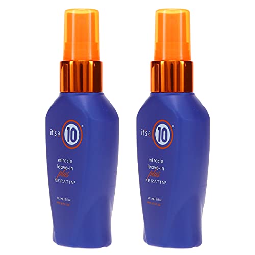 It's a 10 Haircare Miracle Leave-In Plus Keratin, 2 fl. oz. (Pack of 2)