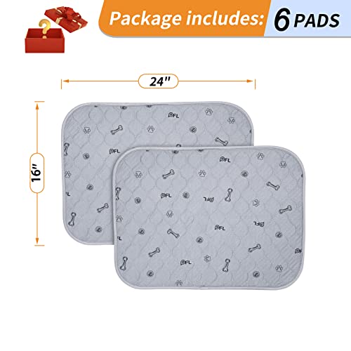 2Pack Puppy Pads Washable, 48x48 Reusable Pee Pads for Dogs, Absorbent Whelping Pads Waterproof Dog Rug Non-Slip Protector for Housbreaking,Potty Training,Bed Couch Carpet