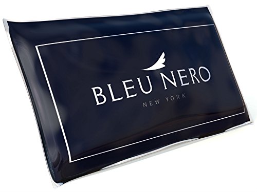 Livativ Bleu Nero Luxurious Winter Scarf for Men and Women – Large Selection of Unique Design Scarves – Super Soft Premium Cashmere Feel Red Black Grey Two-sided Stripes