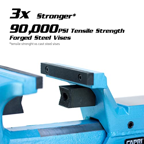Capri Tools 10515 Ultimate Grip Forged Steel Bench Vise, 4"