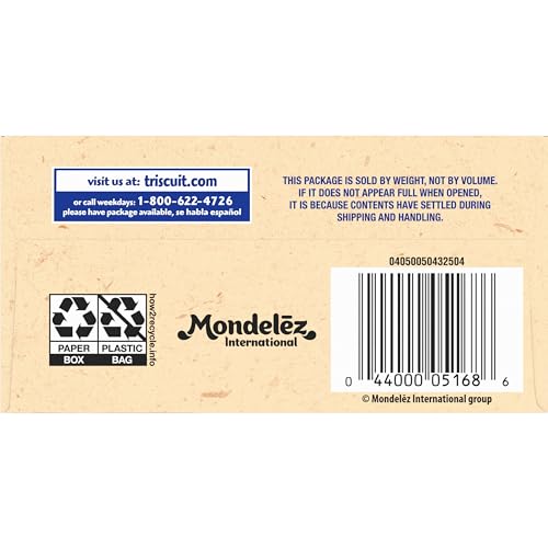 Triscuit Minis Original Whole Grain Wheat Crackers, Vegan Snacks, Bulk Snack Crackers, 6 - 8 oz Boxes