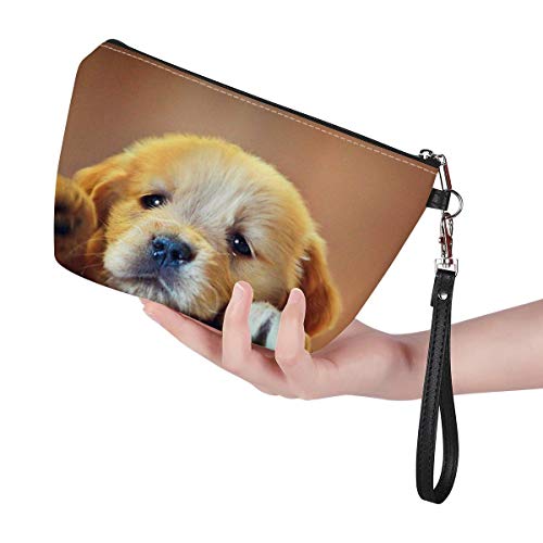 Mumeson Halloween Cosmetic Bag Makeup Bag Wallet Coin Purse Small Handbag Toiletry Bag with Adjustable Strap, Ghost Pumpkin Rainbow