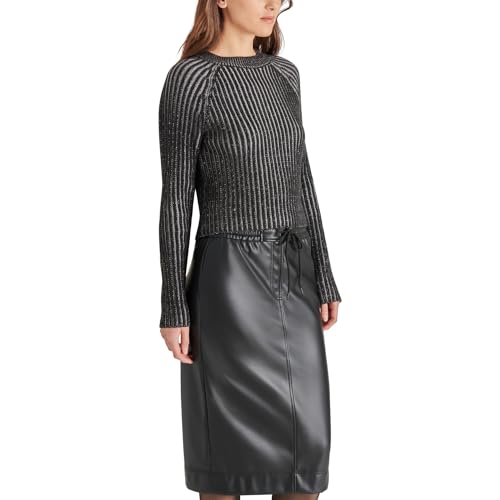 Steve Madden Apparel Women's AMI Sweater, Black