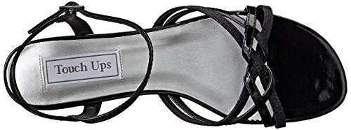 Touch Ups Women's Melanie Ankle Strap Sandal,Black,8.5 M US