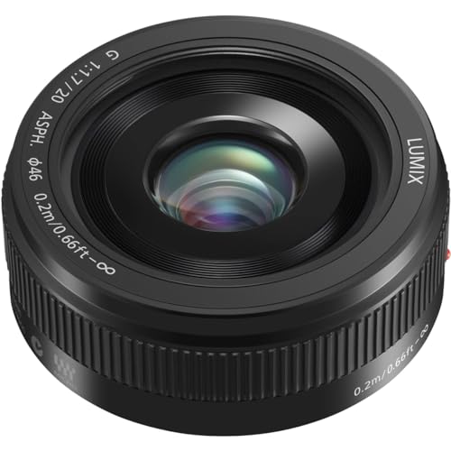 Panasonic LUMIX G II Lens, 20MM, F1.7 ASPH, MIRRORLESS Micro Four Thirds, H-H020AK (USA Black)