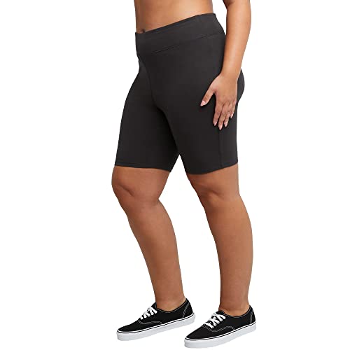 Just My Size Women's Plus-Size Stretch Jersey Bike Shorts