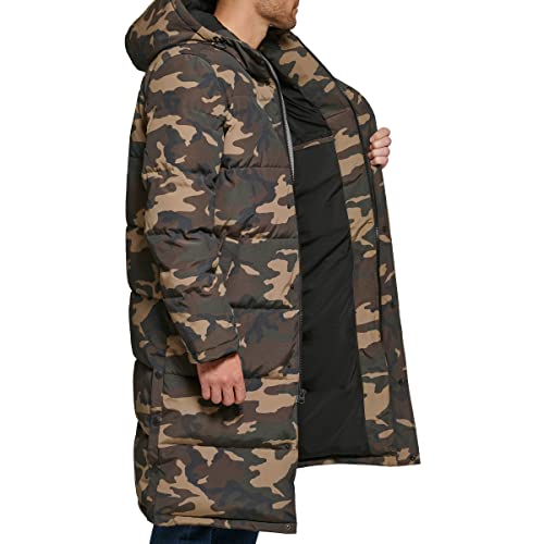 Levi's Mens Levi's Men's Arctic Cloth Extra Long Parka, Black, Small US