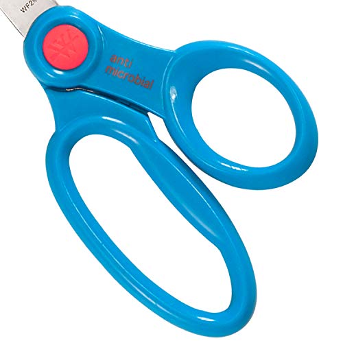 Westcott 5’’ Pointed Safety Scissors For Kids, Assorted, Pack of 12 (14872)