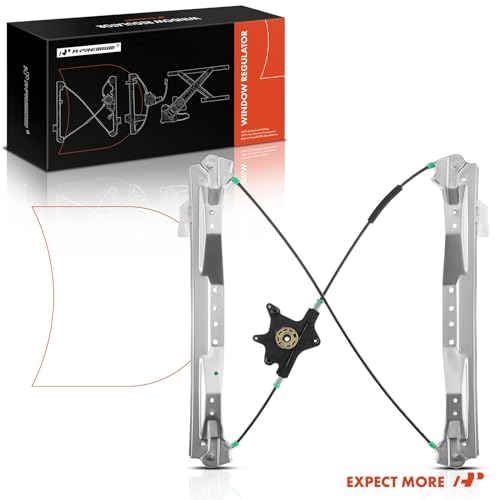 A-Premium Power Electric Window Regulator without Motor Replacement for Town & Country Dodge Grand Caravan Ram C/V Volkswagen Routan 2008-2018 Front Driver Side