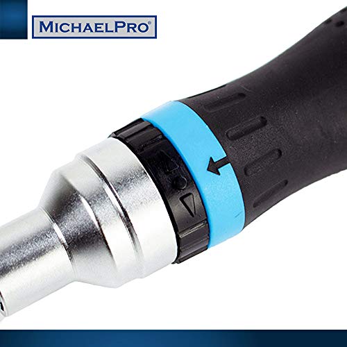 MichaelPro MP002001 Set of 19-in-1 Interchangeable Multi Bit Ratchet Screwdriver Set, All-In-One Multi Screwdriver comes with a Built-In Handle Storage Perfect for Home and Industrial Usage