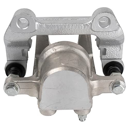 TRQ Front Right Brake Caliper w/Bracket Performance Red Passenger Side Compatible with 2003-2008 Pontiac Vibe Toyota Corolla Matrix