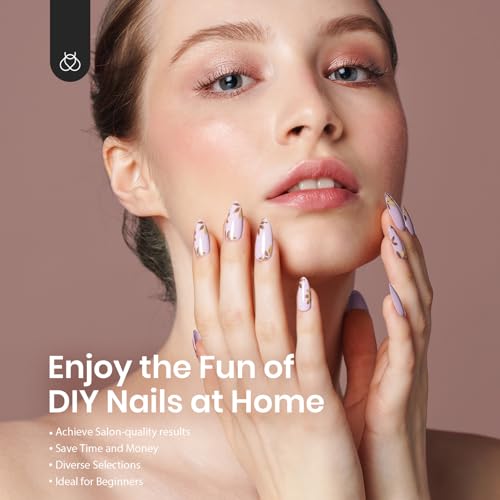 Beetles Gel Nail Polish Kit with Uv Light Base Gel Top Coat, 6 Colors Nude Neutral Gel Polish Starter Kit, Soak off Led Gel Polish Set DIY Manicure Home Nail Essentials Gift for Girls Women