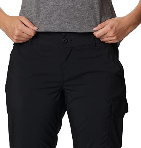 Columbia Women's Silver Ridge Utility Convertible Pant, Black, 14