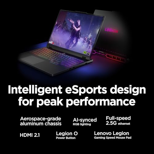 Lenovo Legion Pro 7i – Gaming Laptop - Intel® Core™ Ultra 9 275HX – 16" 2.5K WQXGA OLED Display – 240Hz Refresh Rate – GeForce RTX™ 5070 Ti GPU – 32 GB Memory – 1 TB Storage – 3-month PC GamePass