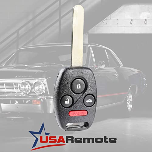 USARemote Replacement 4-Button Remote Car Key Fob Insert for Honda Accord 2008 2009 2010 2011 2012 KR55WK49308 (1 Pack)