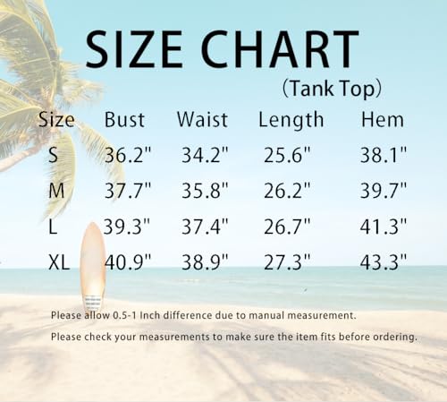 Hawaiian Palm Tree Tank Tops for Women Summer Vacation Beach Shirts Casual Sleeveless Tops Dark Blue,S
