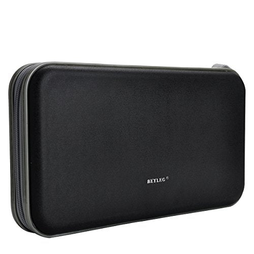 Wismart 70 Capacity Heavy Duty CD DVD Blu-ray Media case Storage Holder Organizer Wallet (Black)