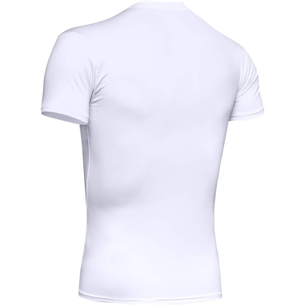 Under Armour Men's Tactical HeatGear® Compression V-Neck T-Shirt Medium White