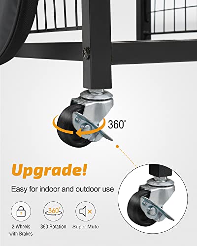 PLKOW Golf Bag Organizer Garage Storage Rack Golf Bag Stand Fits for 2 Golf Bags and Golf Accessories, Golf Storage Organizer for Garage, Shed and Basement