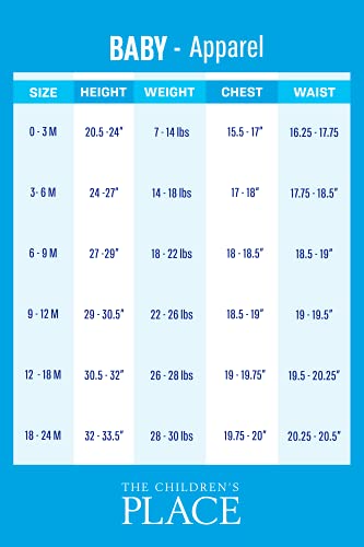 The Children's Place Baby Girl's and Newborn Long Sleeve Bodysuits, Bunnys Tail 4-Pack