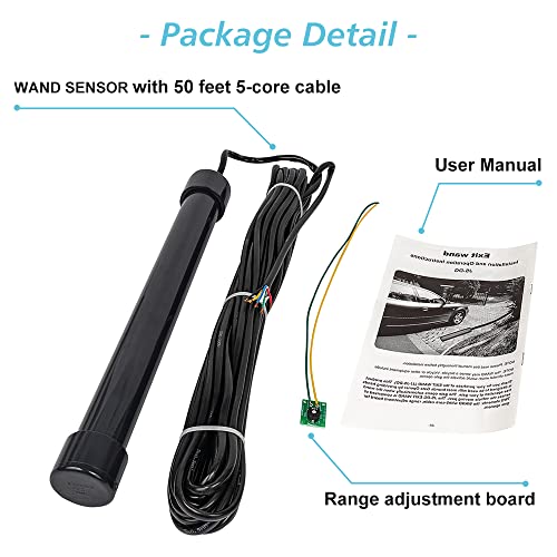 Automatic Sensor Gate Opener Exit Wand Car Detector Gate Open Automatically,Exit Wand Driveway Car Vehicle Detector,Easy Installation