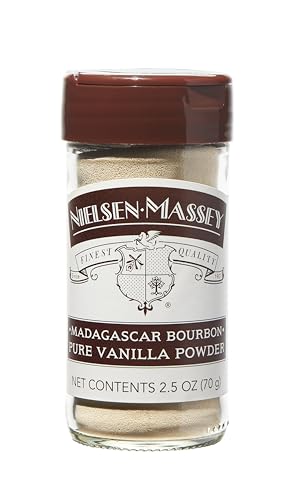 Nielsen-Massey Madagascar Bourbon Pure Vanilla Powder for Baking and Cooking, 2.5 Ounce Jar