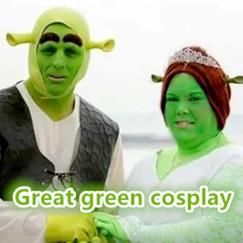Go Ho Cream-Blendable Ogre Green Face Paint Stick (1.06 oz),Full-coverage Ogre Green Body Paint Stick for Adults Children Halloween Cosplay SFX Makeup,Waterproof