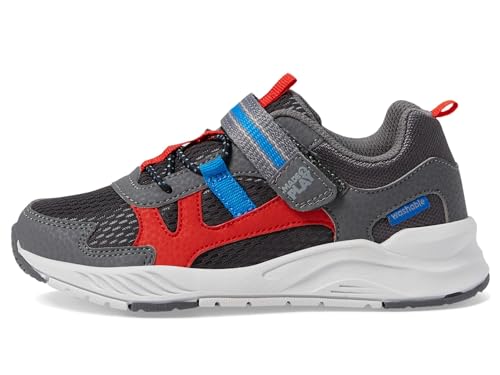 Stride Rite M2P Player Sneaker, Black Multi, 7.5 US Unisex Little Kid