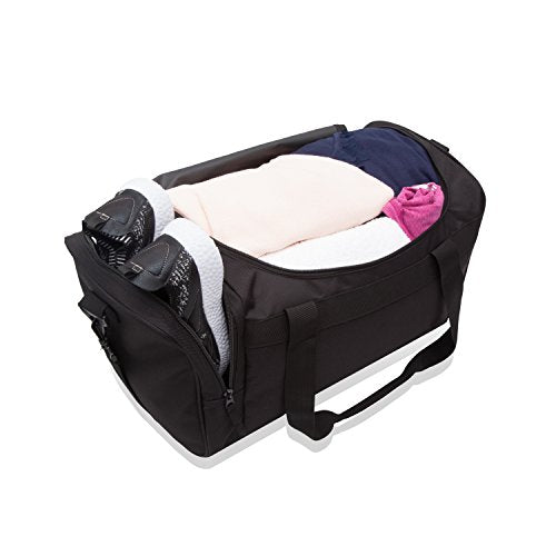 Jetstream Heavy Duty Hockey Bag | Multi Pocket Travel Duffel Bag | Large Sports Gym Equipment with Water Repellency | Foldable Luggage Bag with Padded Handles For Camping (36 Inch, Blue)