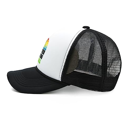 Waldeal I'd Rather Be Playing Pickleball Trucker Snapback Hat Adjustable Pickle Ball Mesh Baseball Caps for Men and Women