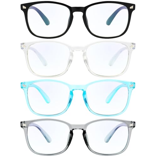 MIGSIR Blue Light Blocking Glasses for Computer Gaming, Fashion Fake Helps Reduce Screen Fatigue Eyeglasses for Women Men