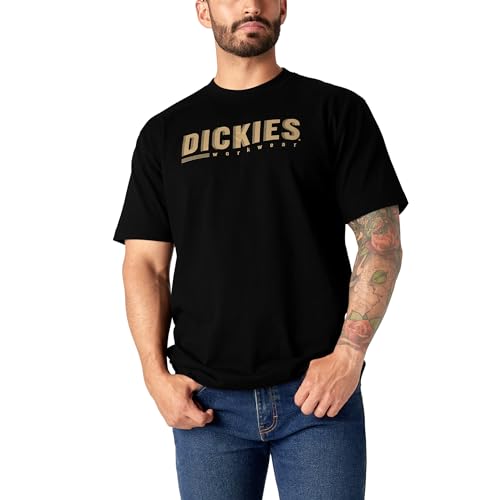 Dickies Men's Short Sleeve Workwear Graphic T-Shirt Black