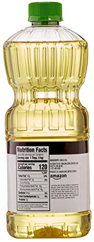Amazon Brand - Happy Belly Canola Oil, 48 fl oz (Pack of 1)
