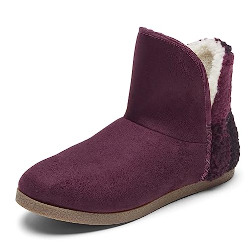 Rockport Women's Veda Slipper Boot, Grey/Black, 8