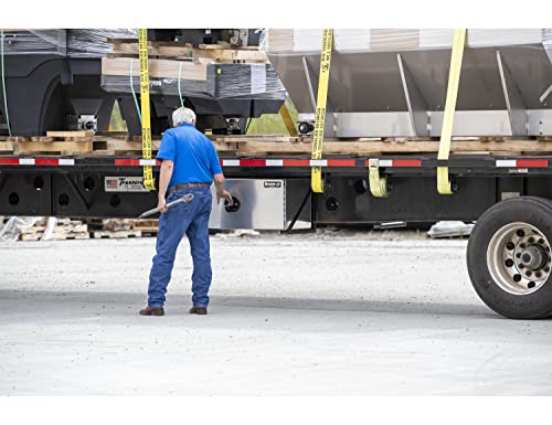 Buyers Products 1705405 Silver Pro Series Smooth Aluminum Underbody Truck Box with Barn Door, 18x18x36 Inch, Durable Vehicle Tool Box For Storage and Organization