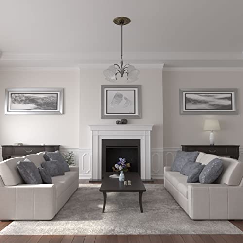 Ekena Millwork CM18ATRBC Attica Ceiling Medallion, 18"OD x 4"ID x 5/8"P (Fits Canopies up to 5"), Hand-Painted Root Beer Crackle