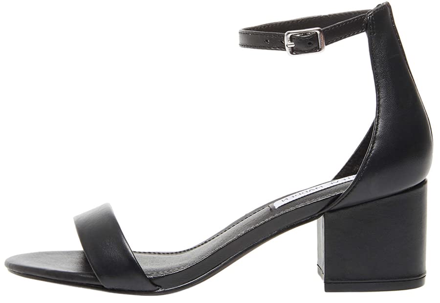 Steve Madden Women's Irenee Heeled Sandal, Natural Snake, 8.5